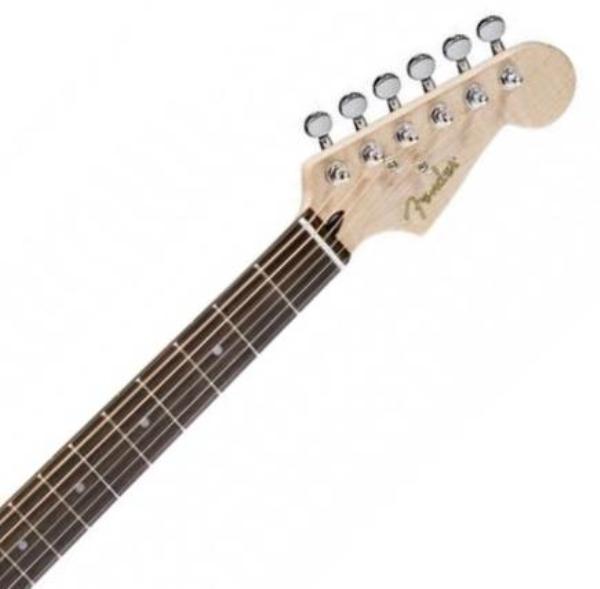 Акустическая гитара Fender STRATACOUSTIC BLACK - 7