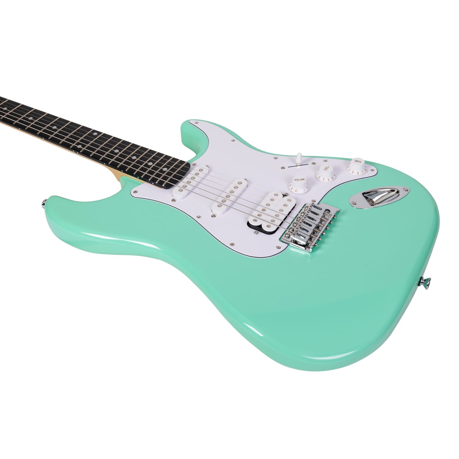 Электрогитара Rockdale Stars HSS Roller Green, Зелёный - 18