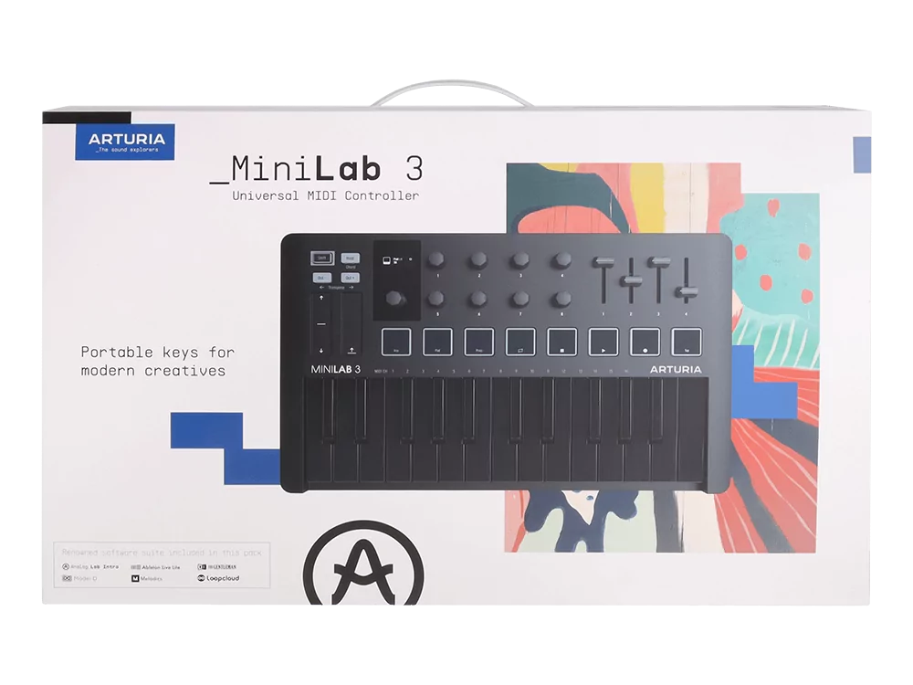 MIDI-клавиатура Arturia MiniLab 3 Deep Black - 28