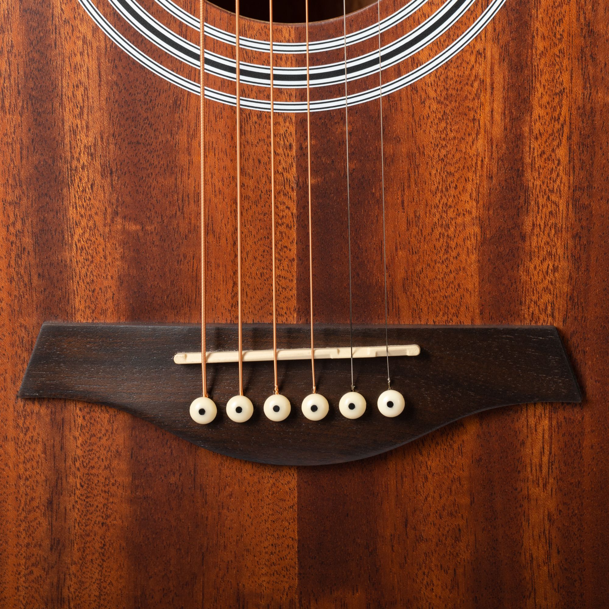 Акустическая гитара Rockdale Aurora D6 All-Mah Satin, Махагони - 18