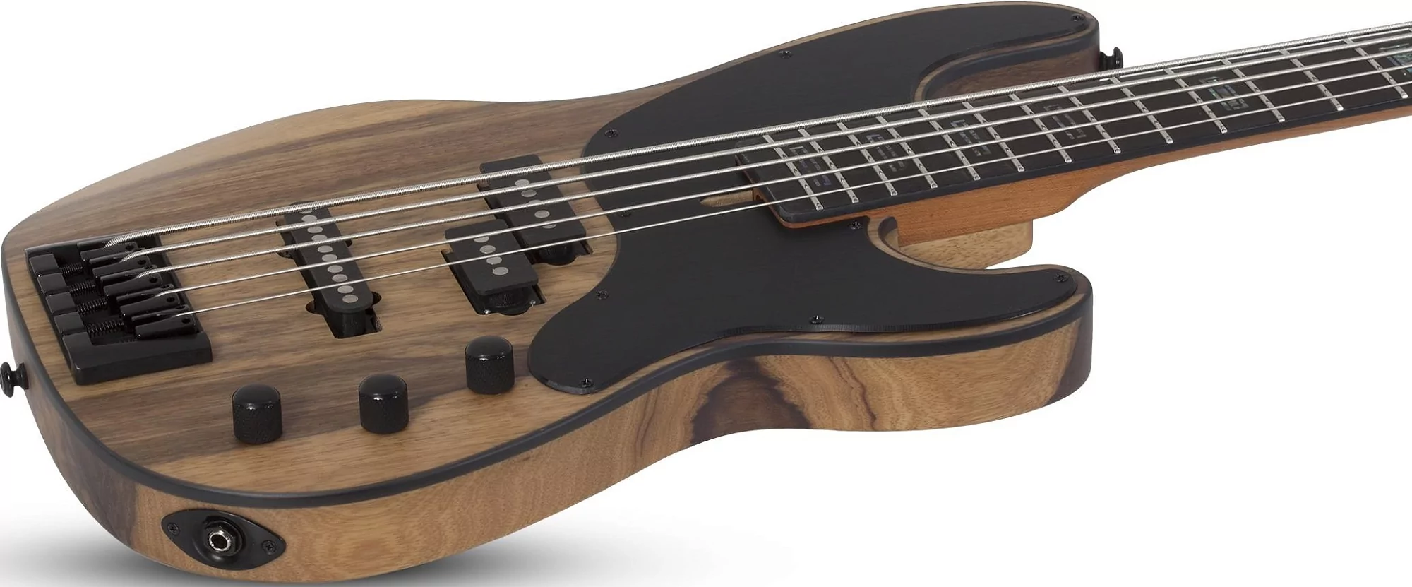 Бас-гитара Schecter MODEL-T 5 EXOTIC BLACK LIMBA Blue - 17