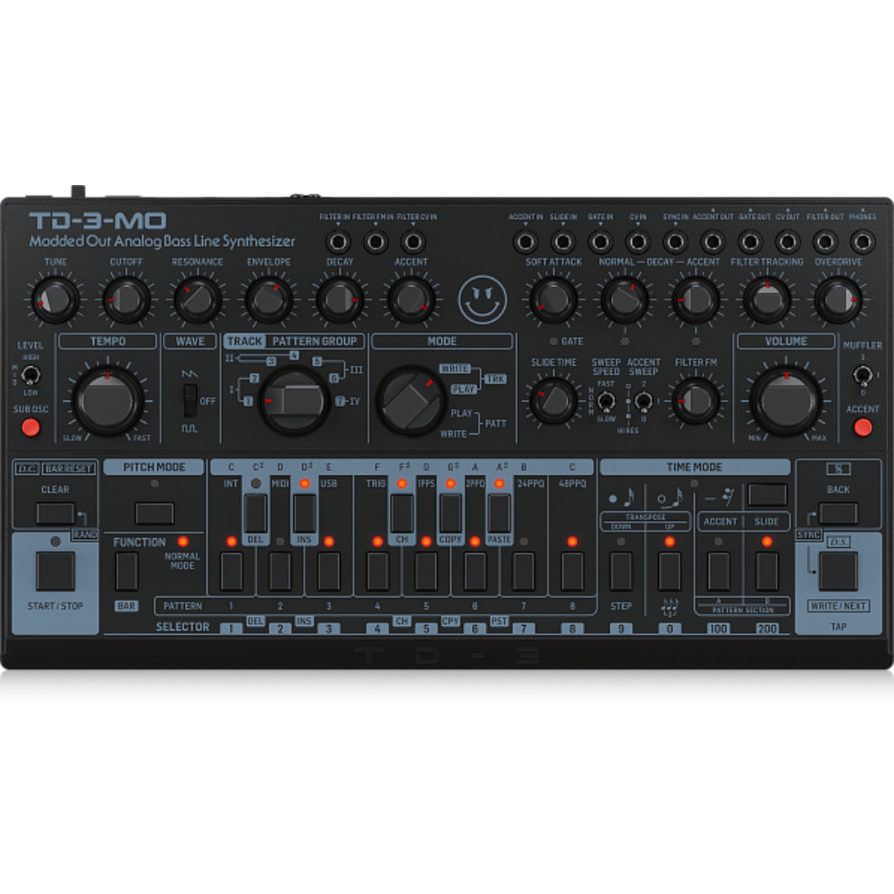 Аналоговый синтезатор Behringer TD-3-MO-BK “Modded Out” - 8