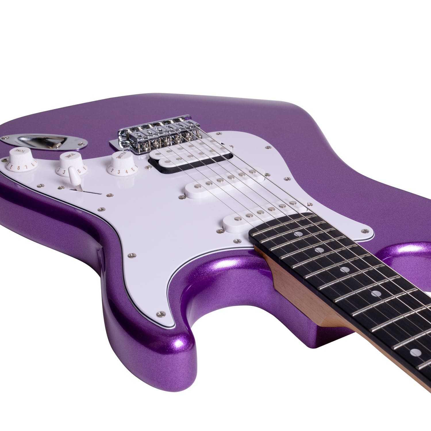 Электрогитара Rockdale Stars HSS Violet Metallic, Фиолетовый - 19