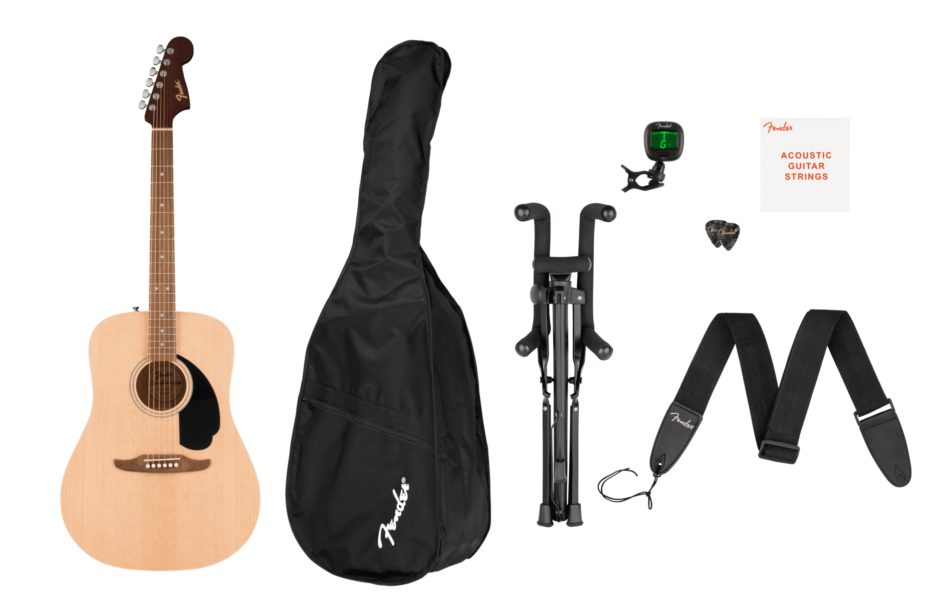 Акустическая гитара Fender Ca Debut Redondo Pack Nat - 5
