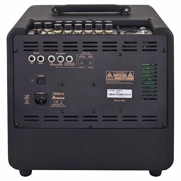 Комбоусилитель Ibanez T80II TROUBADOUR ACOUSTIC COMBO, Черный - 5