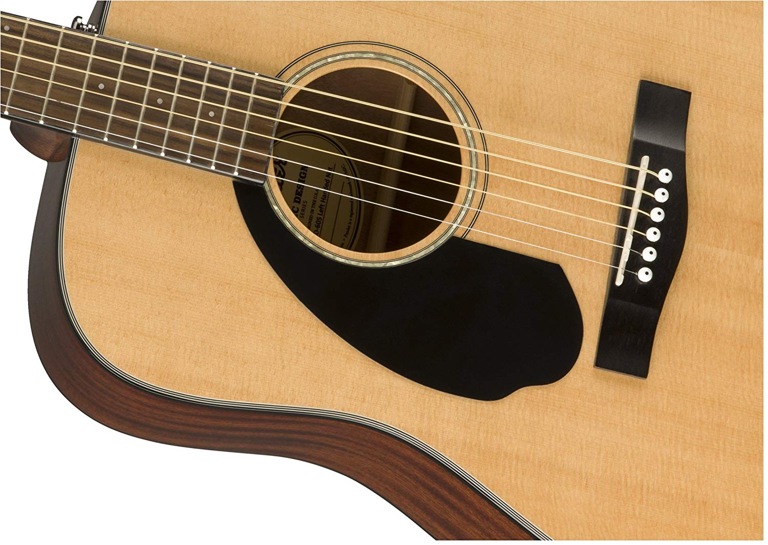 Акустическая гитара Fender CD-60S Left-Hand Natural - 7