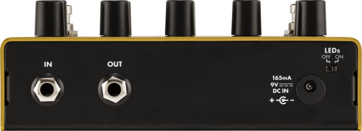 Педаль эффектов Fender DUEL PUGILIST DISTORTION, Черный - 10