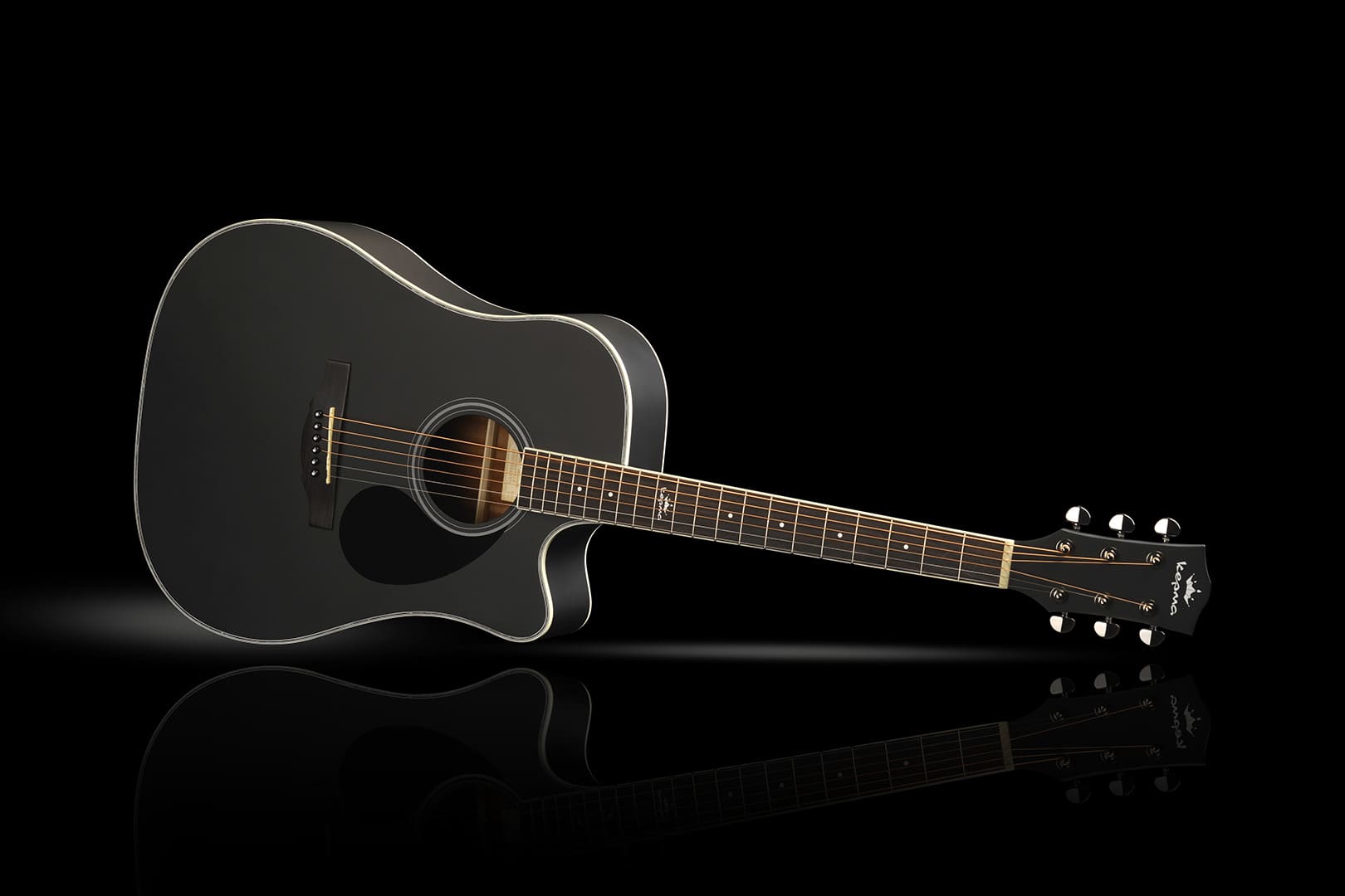 Акустическая гитара Kepma D1CPRO-BKM - 10