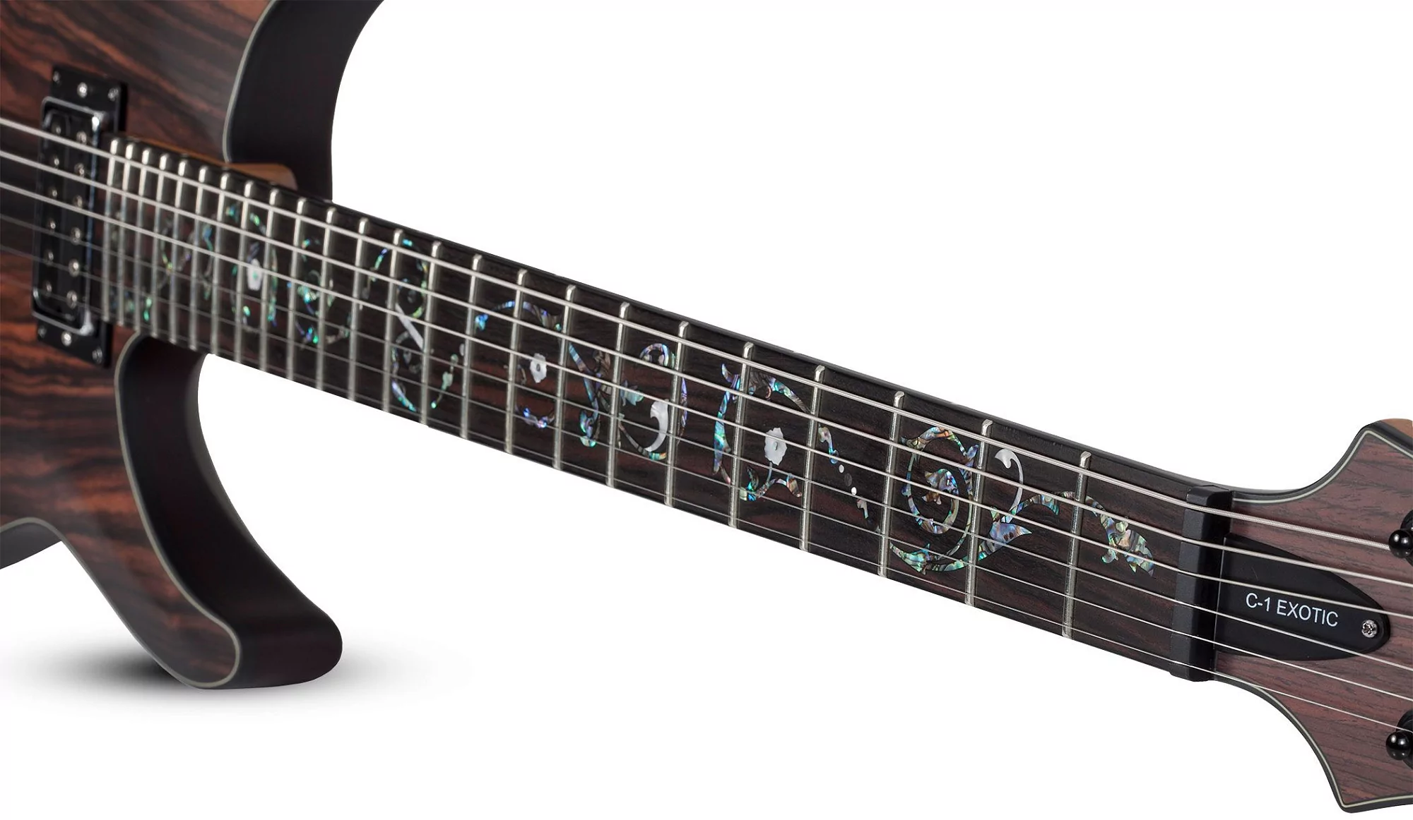 Электрогитара Schecter C-1 EXOTIC TREM Ebony - 24