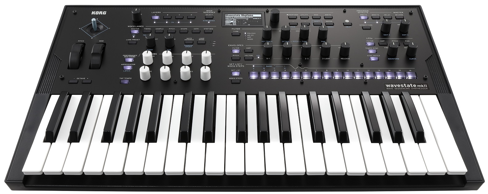 Синтезатор Korg WAVESTATE MKII, Черный - 9