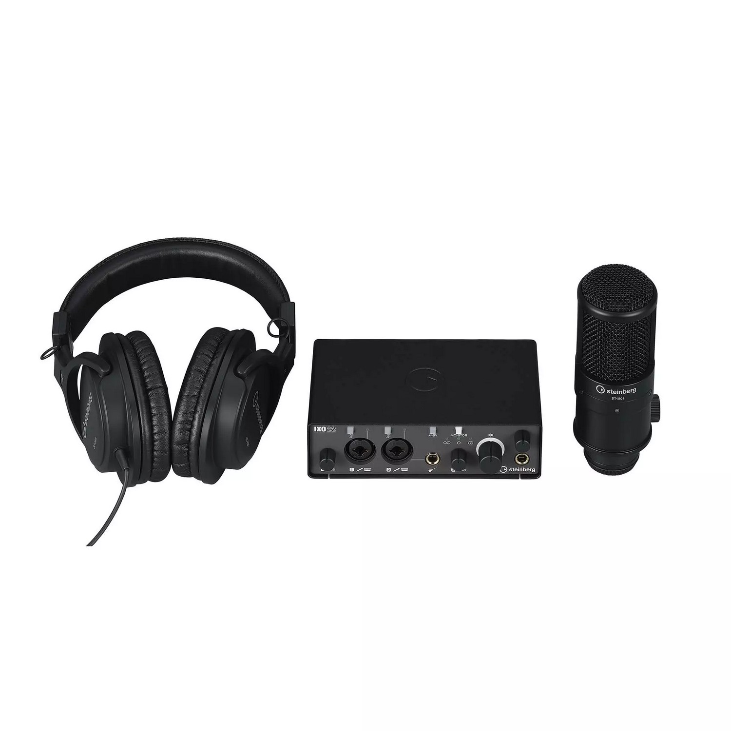 Комплект для звукозаписи Steinberg IXO22 Black RECORDING PACK - 15