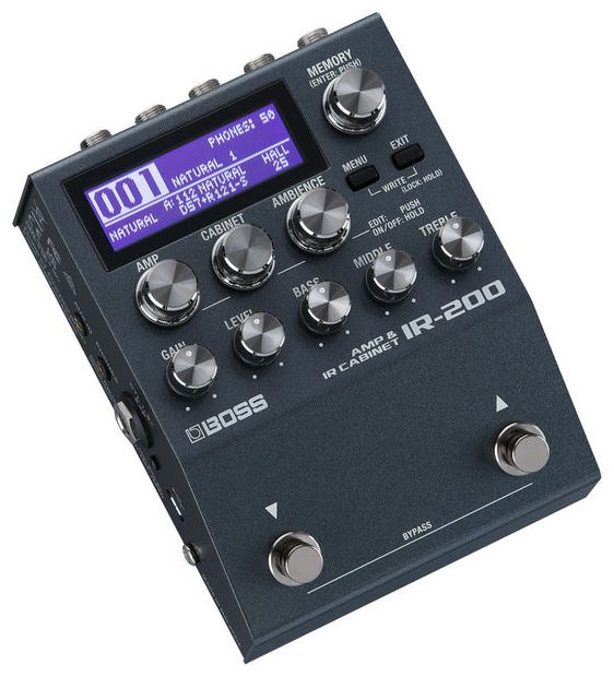 Моделирующая и специальная педаль эффектов Boss IR-200 Amp & IR Cabinet - 8