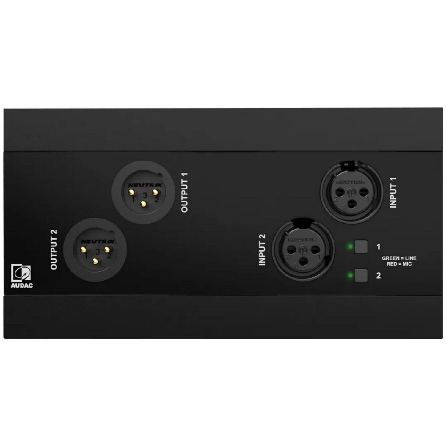 Панель удаленного подключения AUDAC NWP222/B - 5