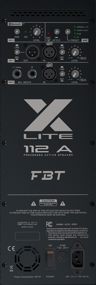 Активная акустическая система FBT X-LITE 112A - 11