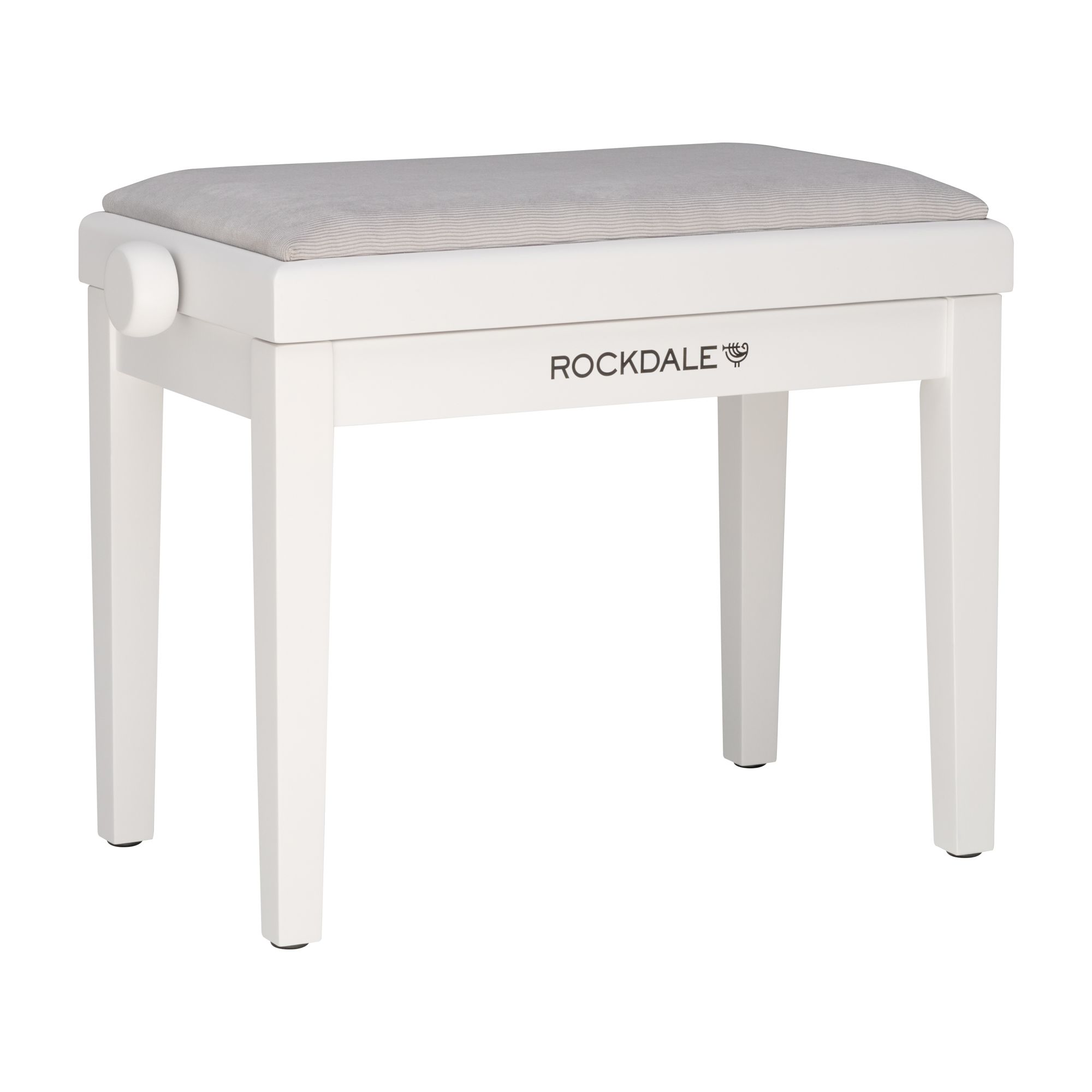 Банкетки для клавишных инструментов Rockdale RHAPSODY 135 SV WHITE GREY - 12