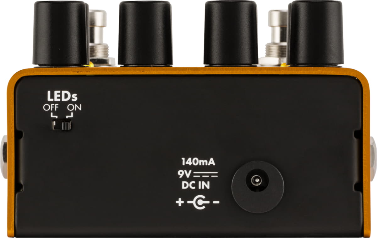 Педаль эффектов Fender TRAPPER BASS DISTORTION, Черный - 9