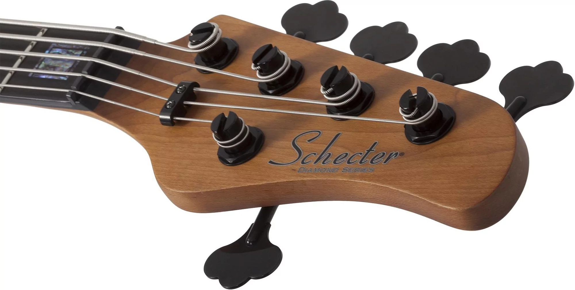 Бас-гитара Schecter MODEL-T 5 EXOTIC BLACK LIMBA Blue - 27