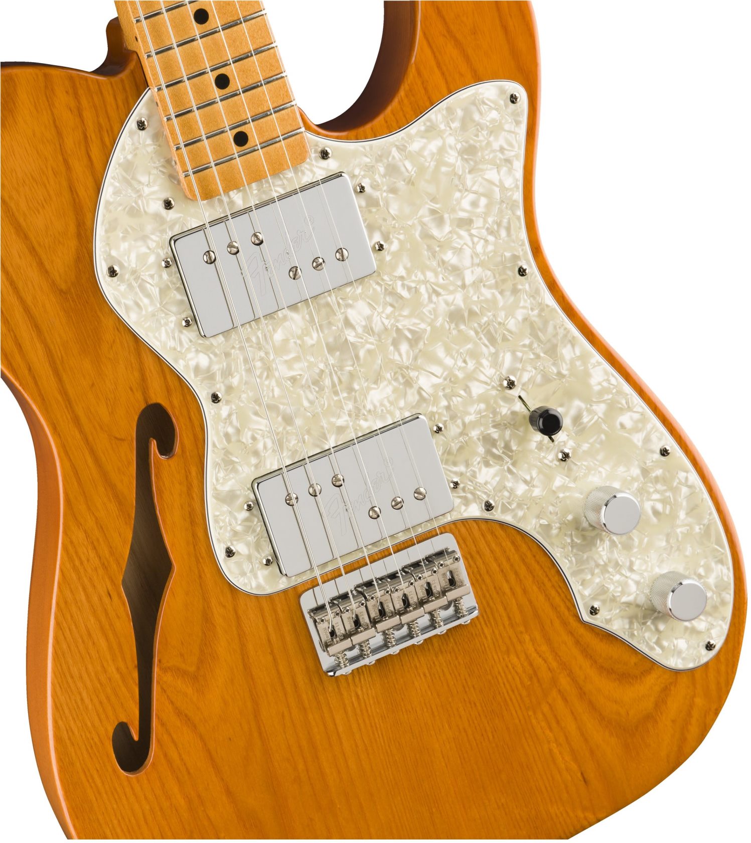 Электрогитара Fender VINTERA '70S Telecaster Thinline Aged Natural - 11