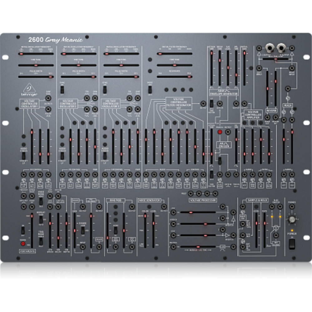 Аналоговый полумодульный синтезатор Behringer 2600 GRAY MEANIE - 6