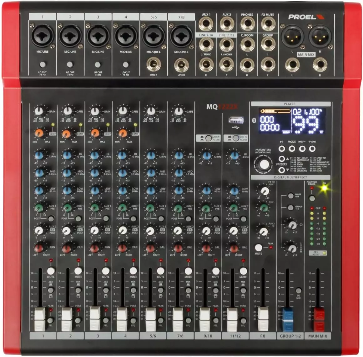 Микшерный пульт Proel MQ1222X - 11