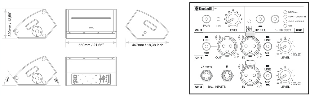 Активная акустическая система FBT X-PRO 112MA - 11