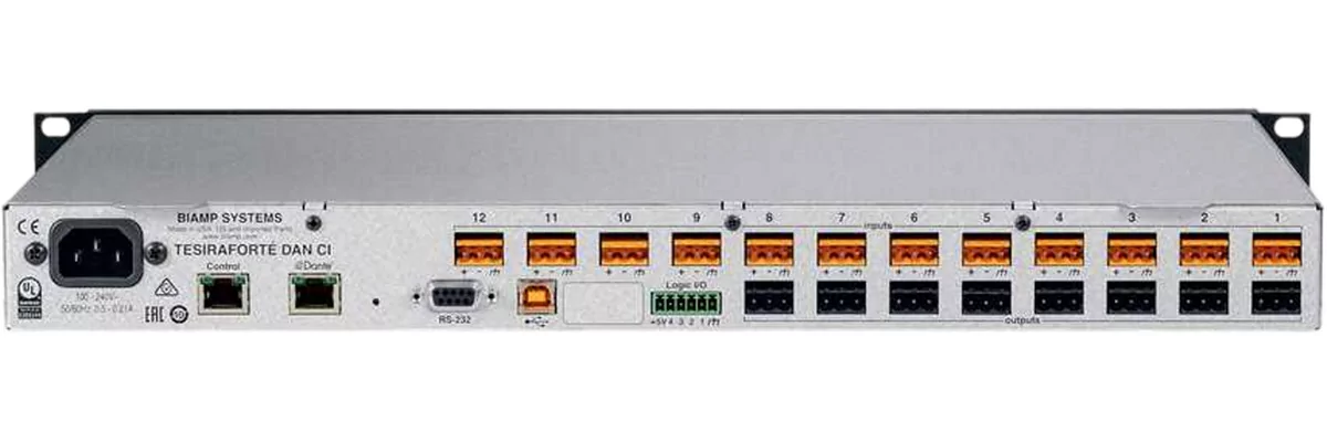 Аудиопроцессор Biamp TesiraFORTE DAN CI - 5