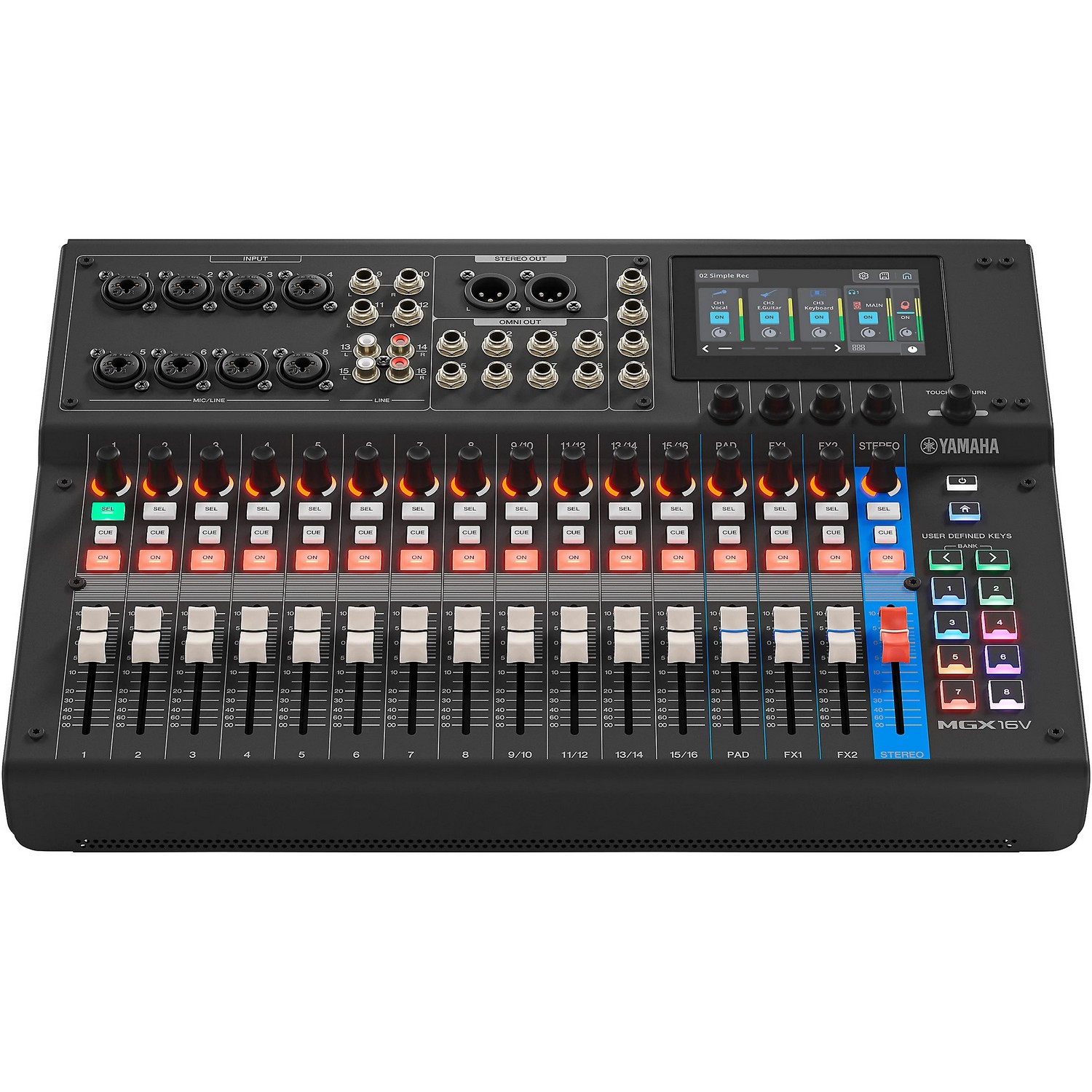 Цифровой микшер Yamaha MGX16V Black - 13