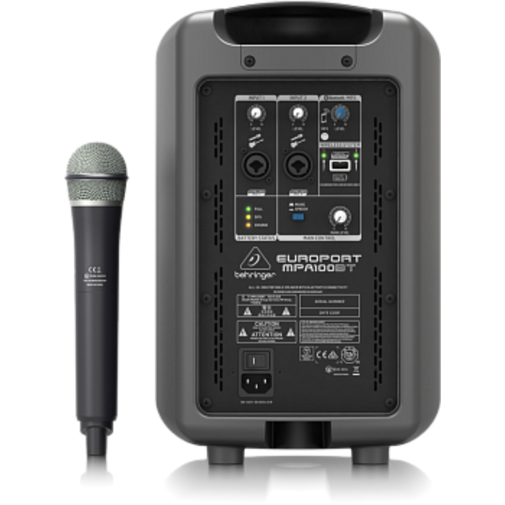 Портативная акустическая система Behringer MPA100BT  - 7