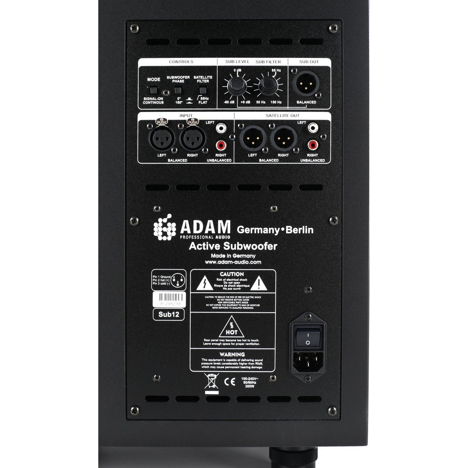 Студийный сабвуфер ADAM Audio Sub12 - 15