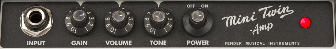 Комбоусилитель Fender MINI ‘65 TWIN-AMP, Черный - 7
