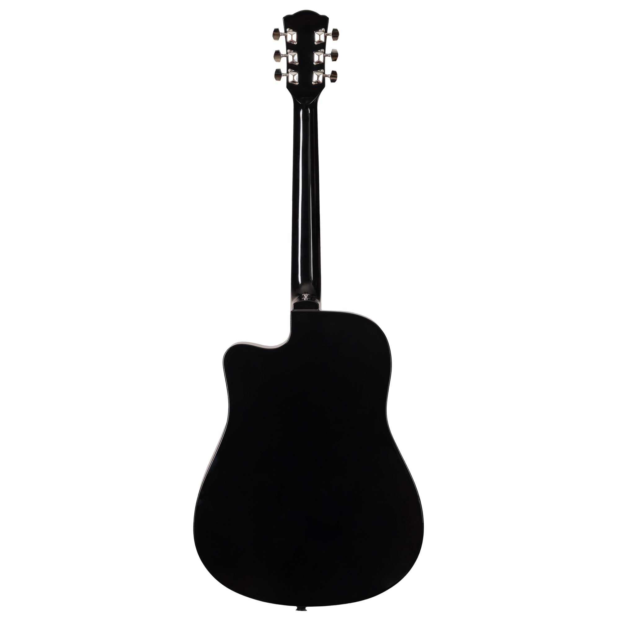 Акустическая гитара Rockdale Aurora D5 C BK Gloss, Черный - 14