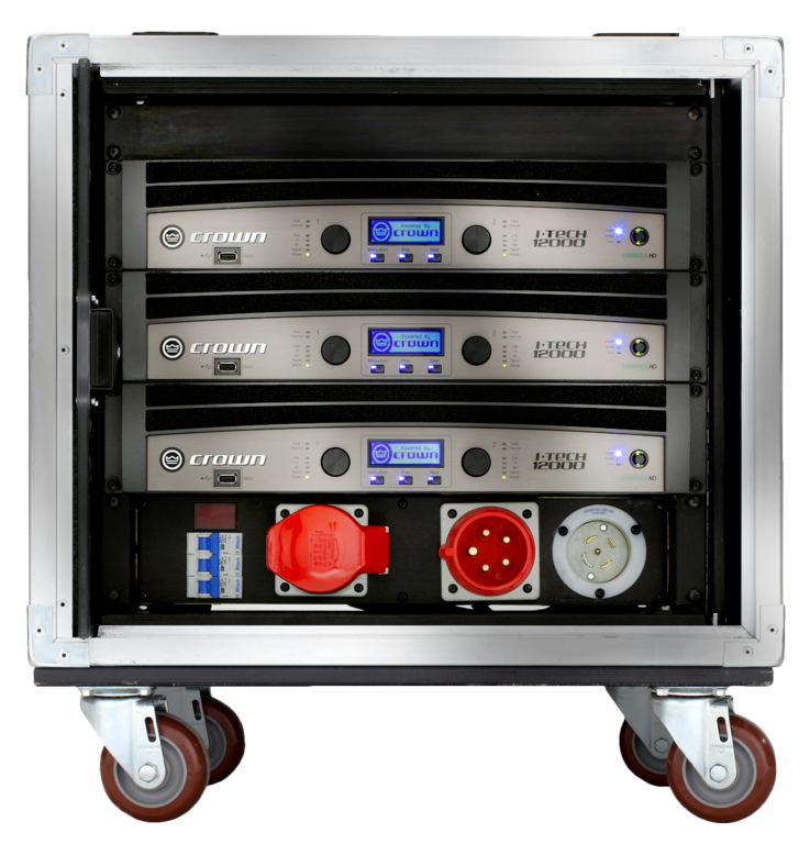 Усилительный рэк (укомплектованный) Crown VRACK 12000HD - 4