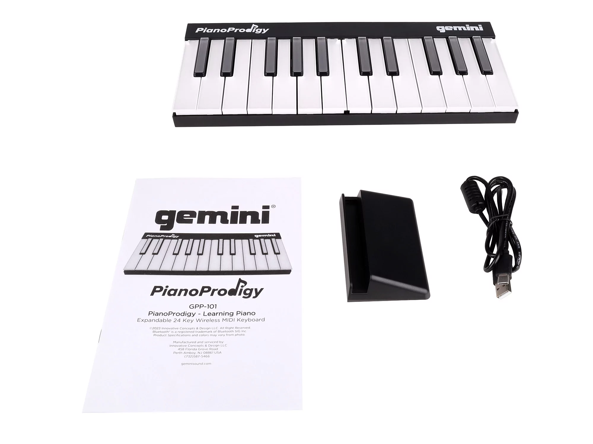 MIDI-клавиатура Gemini GPP-101 PianoProdigy - 28