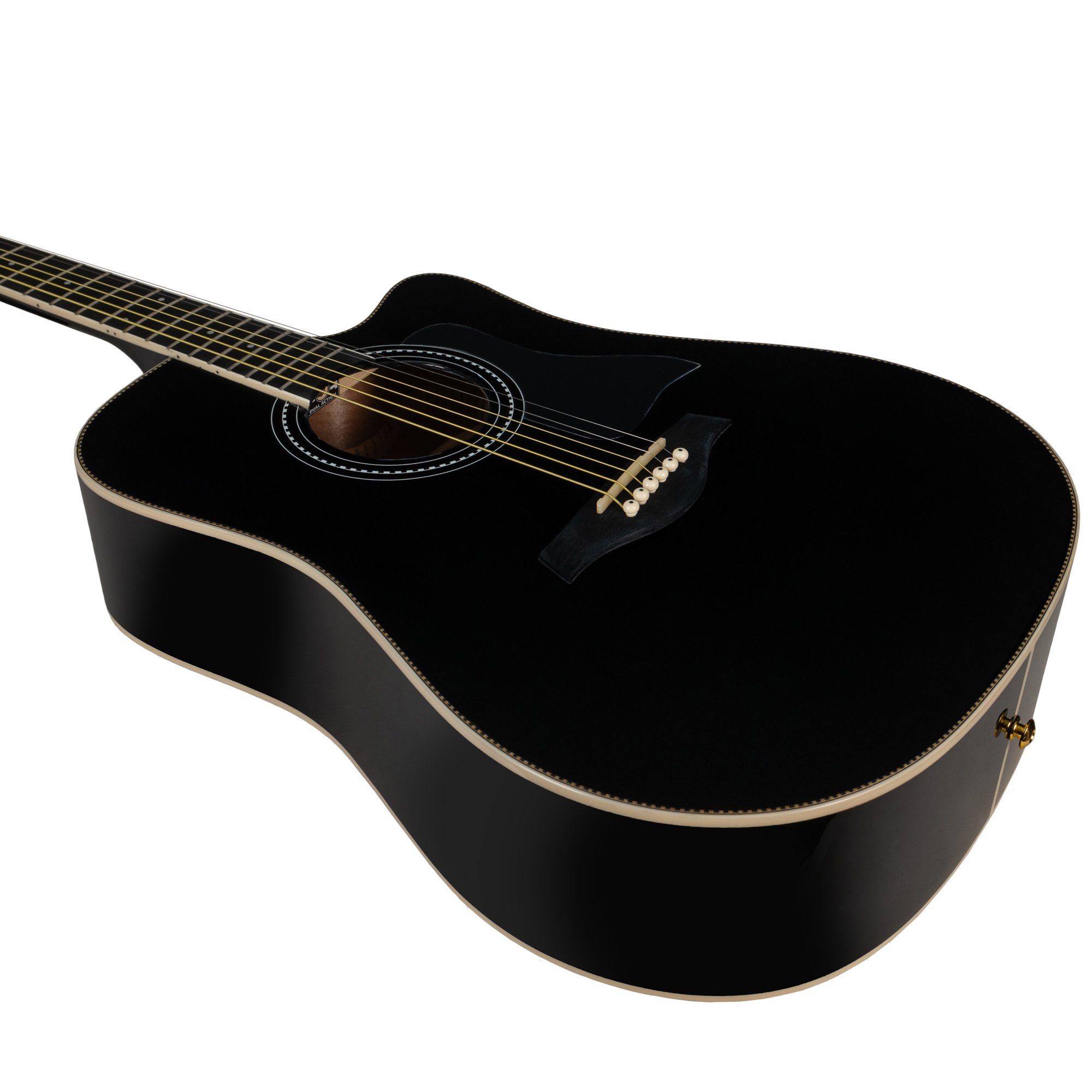 Акустическая гитара Rockdale Aurora D7 C Bk Gloss - 18