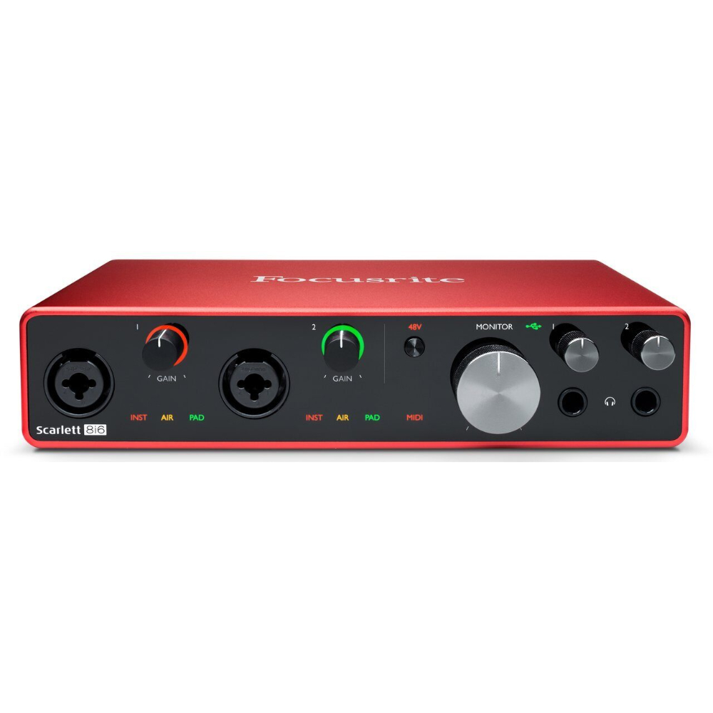 Внешняя звуковая карта Focusrite Scarlett 8i6 3rd Gen - 7