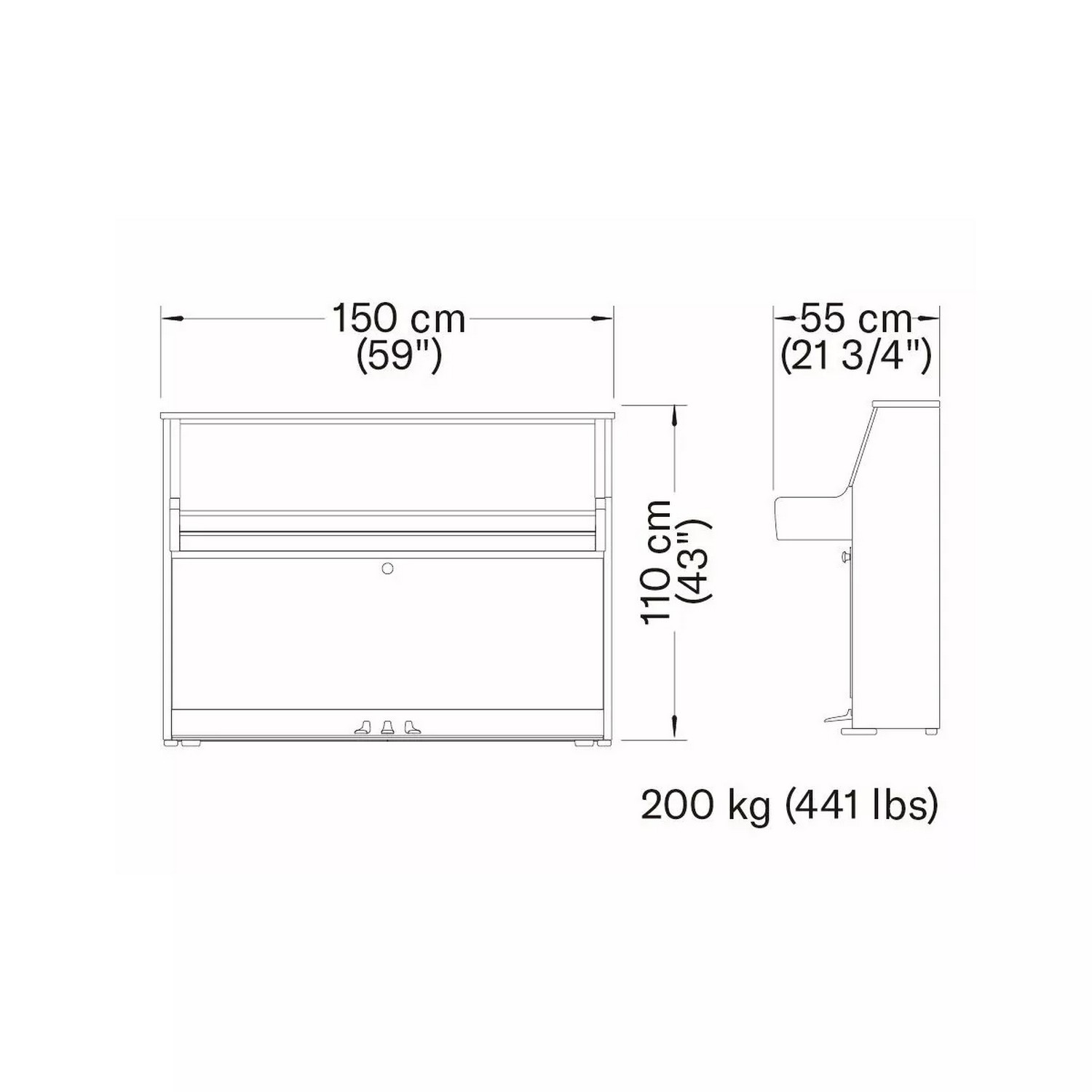Акустическое пианино Yamaha B10 PEC - 13