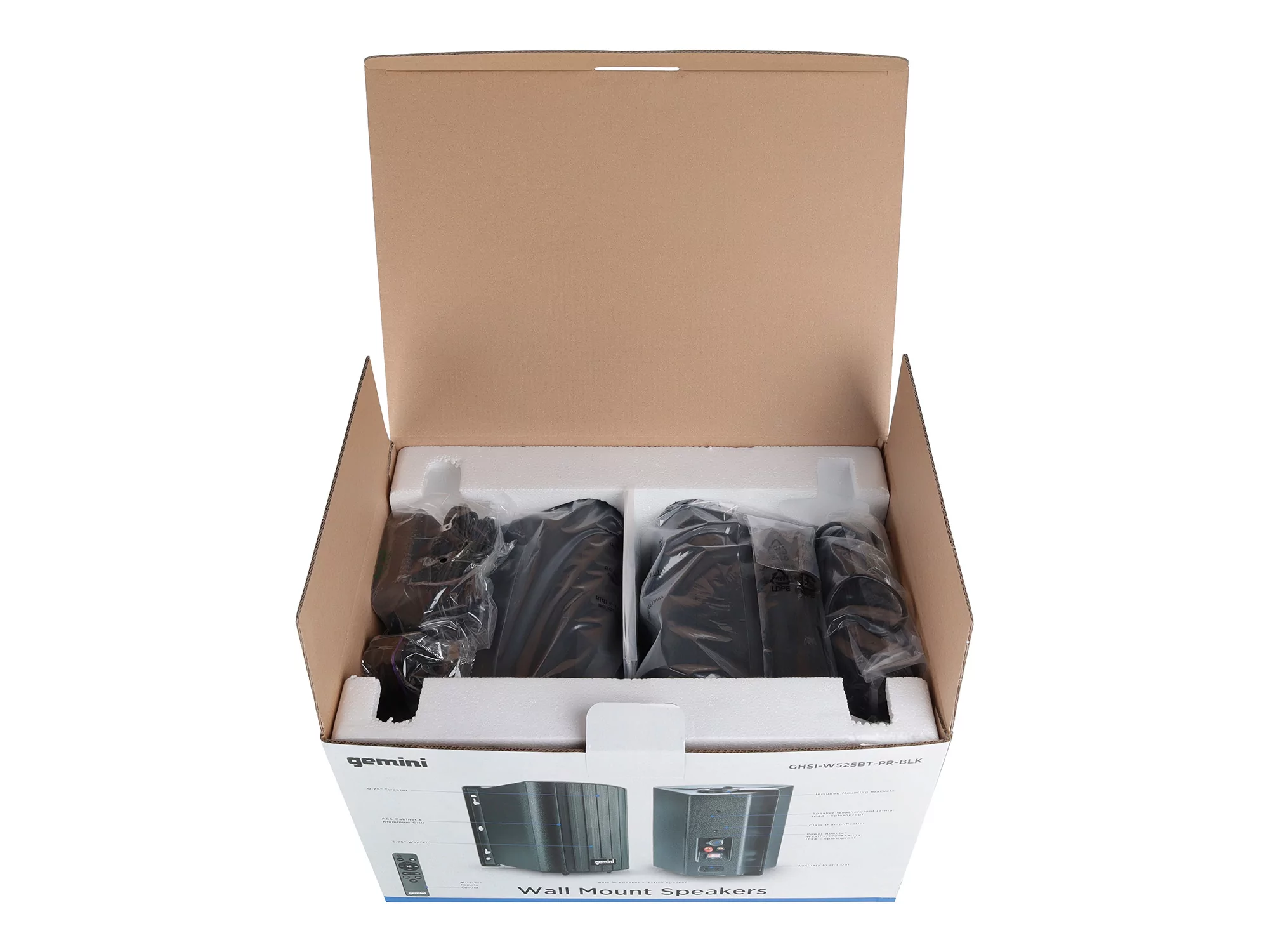 Комплект акустических систем Gemini GHSI-W525BT-PR-BLK - 38