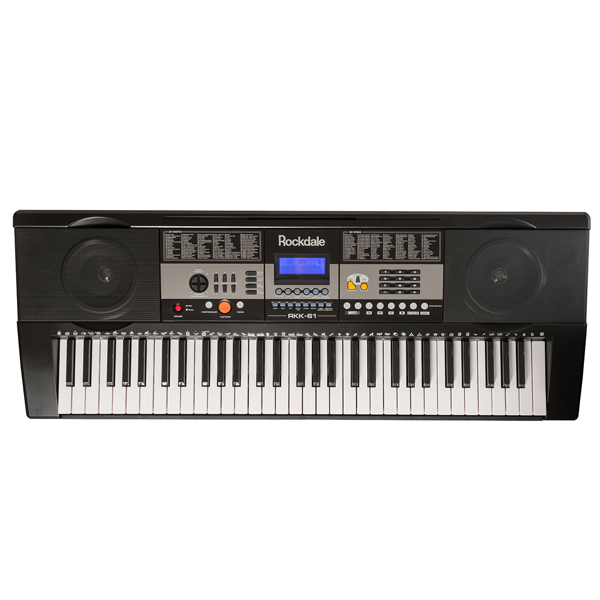 Синтезатор Rockdale Keys RKK-61, Черный - 13