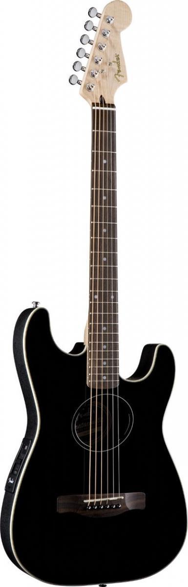 Акустическая гитара Fender STRATACOUSTIC BLACK - 5