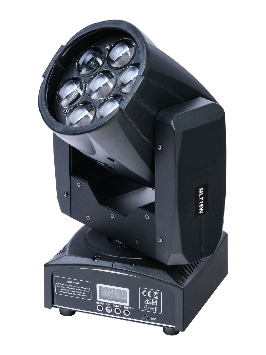 Моторизированная световая "голова" Bi Ray ML716W, RGBW, LED 7х16 Вт - 4