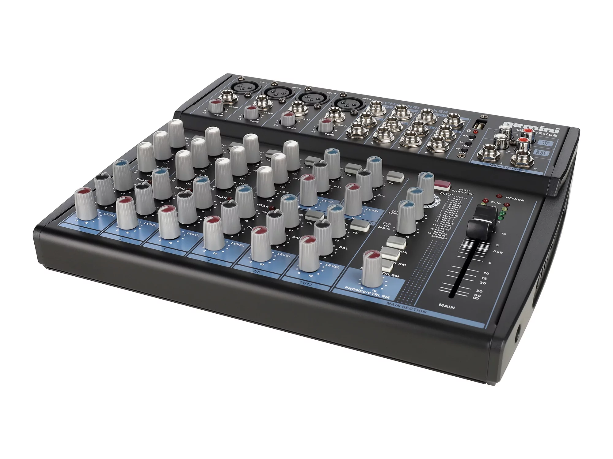 Аналоговый микшер Gemini GEM-12USB - 22