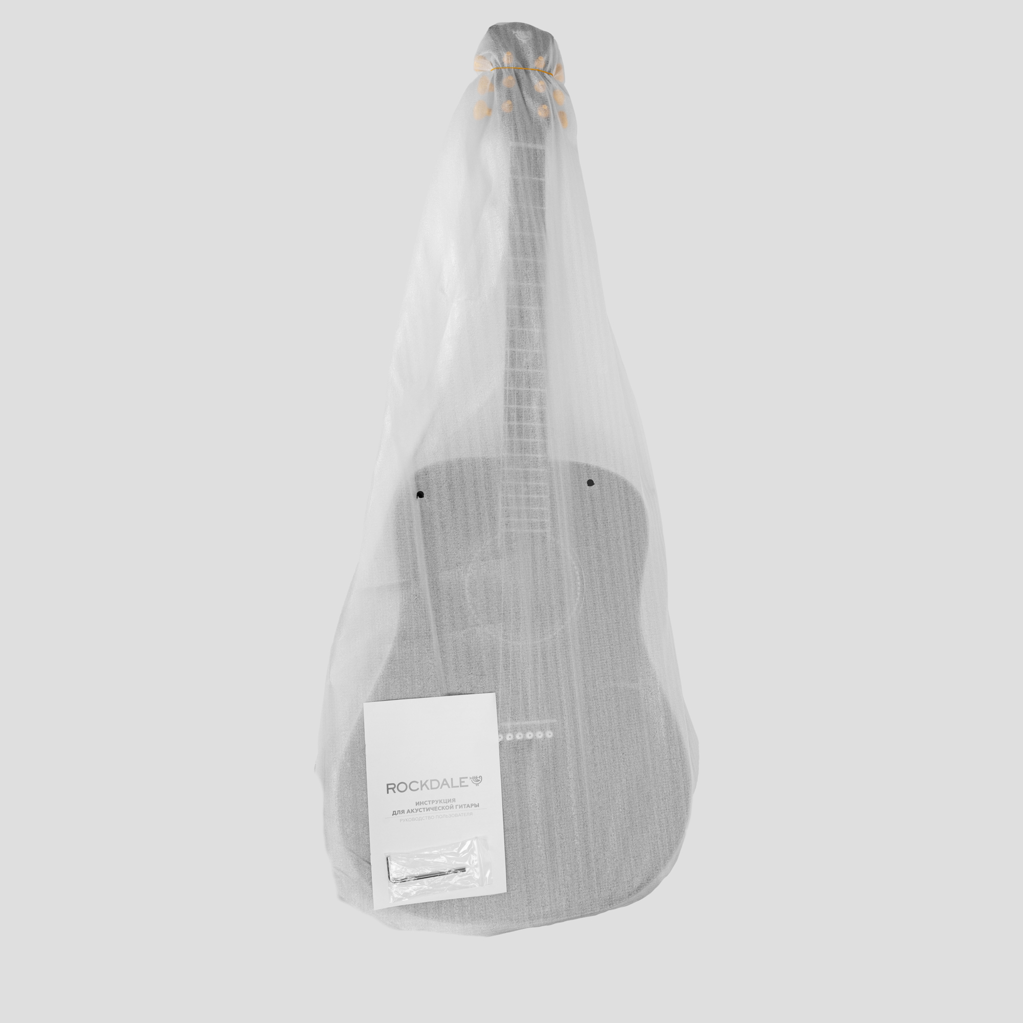 Акустическая гитара Rockdale Aurora D7 BK Gloss, Черный - 21