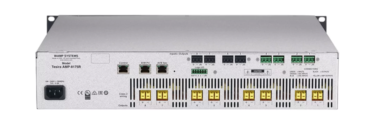 Усилитель мощности Biamp Tesira AMP-8175R - 5