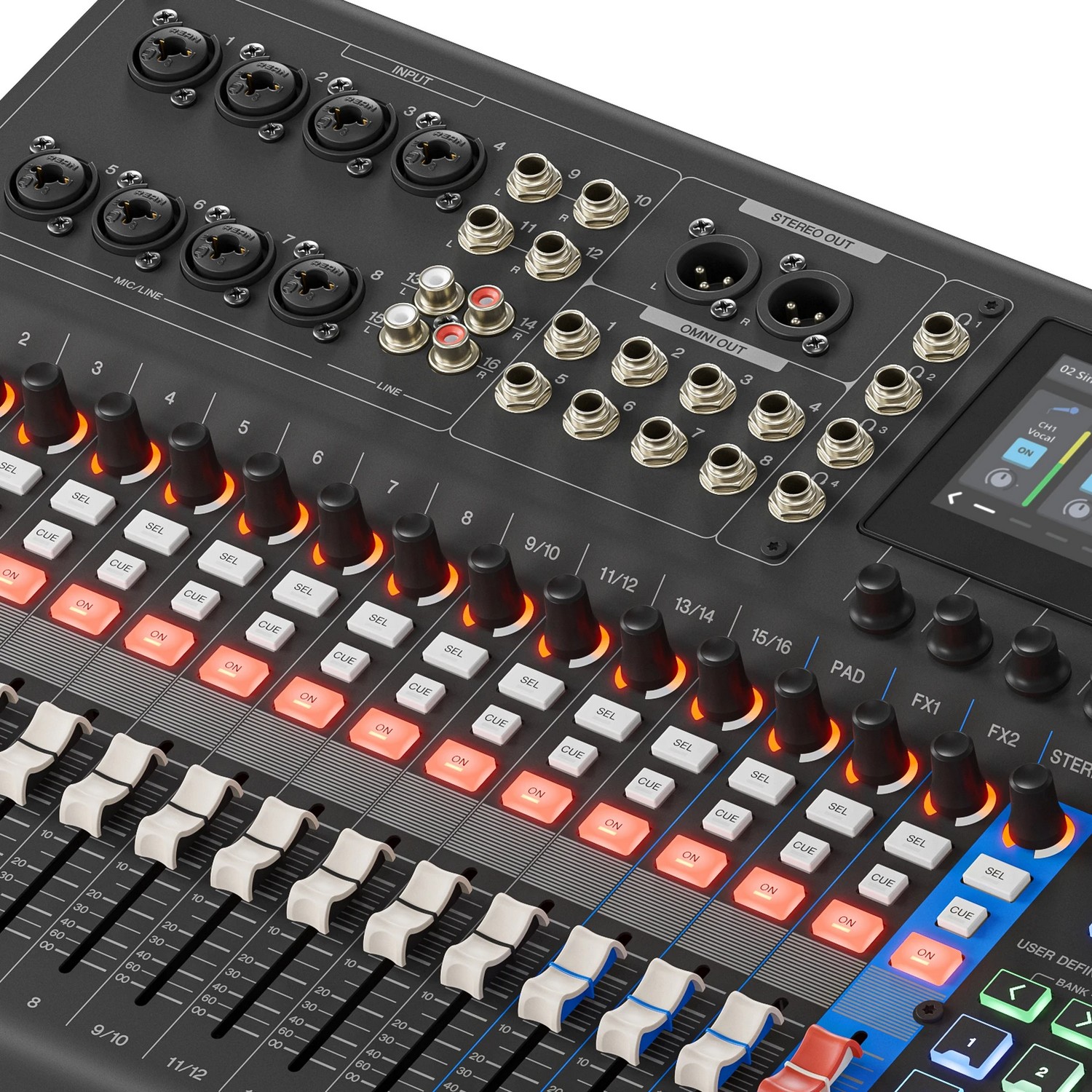Цифровой микшер Yamaha MGX16 Black - 20