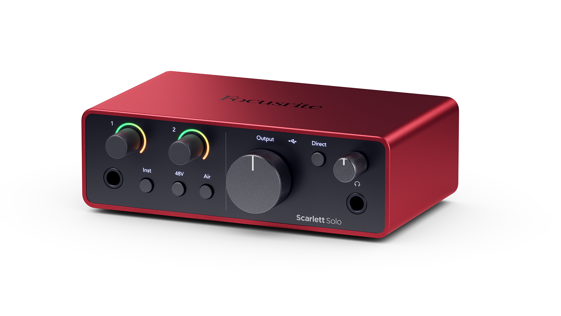 Аудиоинтерфейс Focusrite Scarlett Solo 4th Gen, Черный - 7