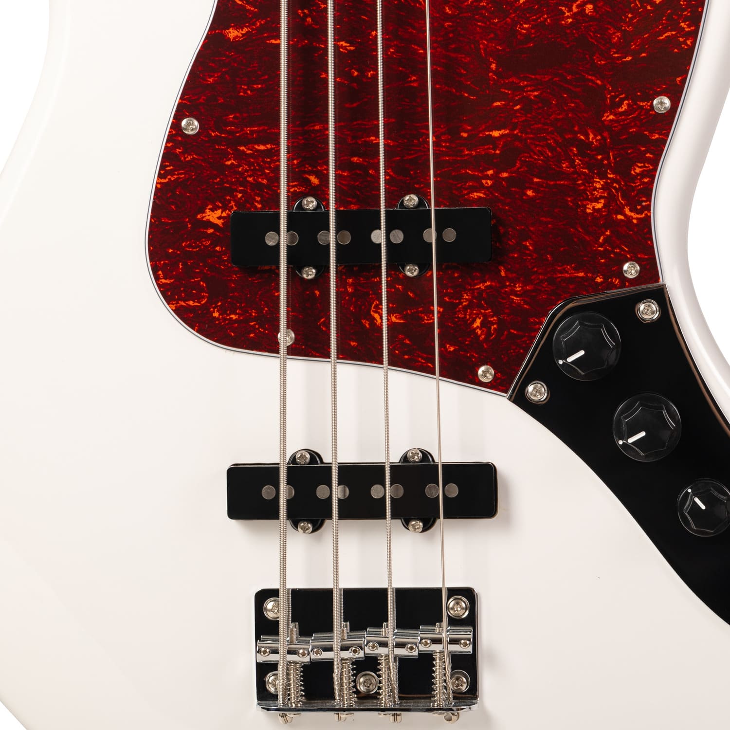 Бас-гитара Rockdale Classic JB Bass White - 16