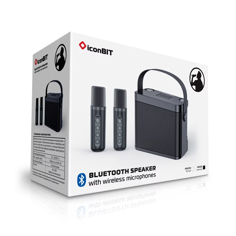Переносная караоке-система iconBIT K802B - 9