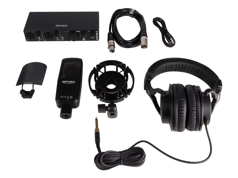 Комплект для звукозаписи Arturia MiniFuse Recording Pack Black - 40