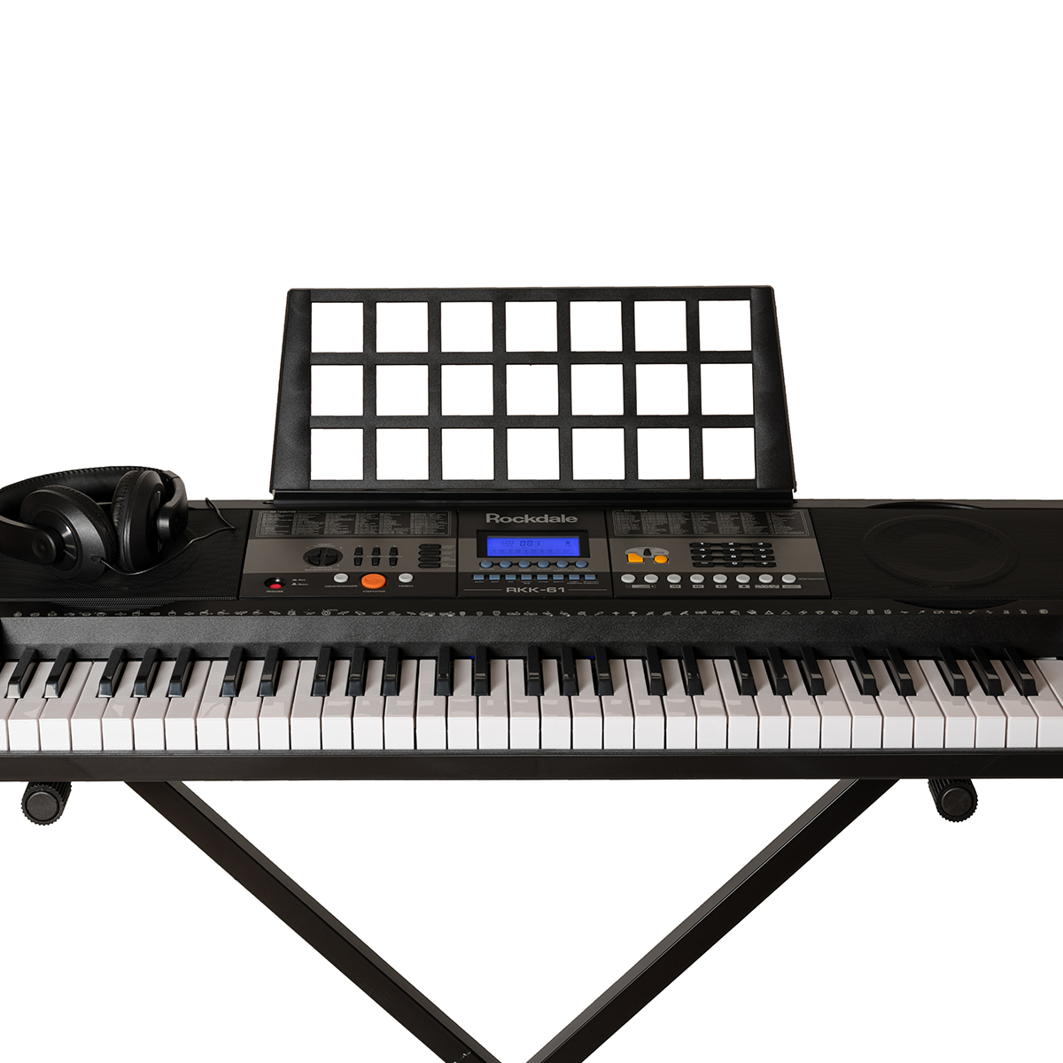 Синтезатор Rockdale Keys RKK-61, Черный - 19