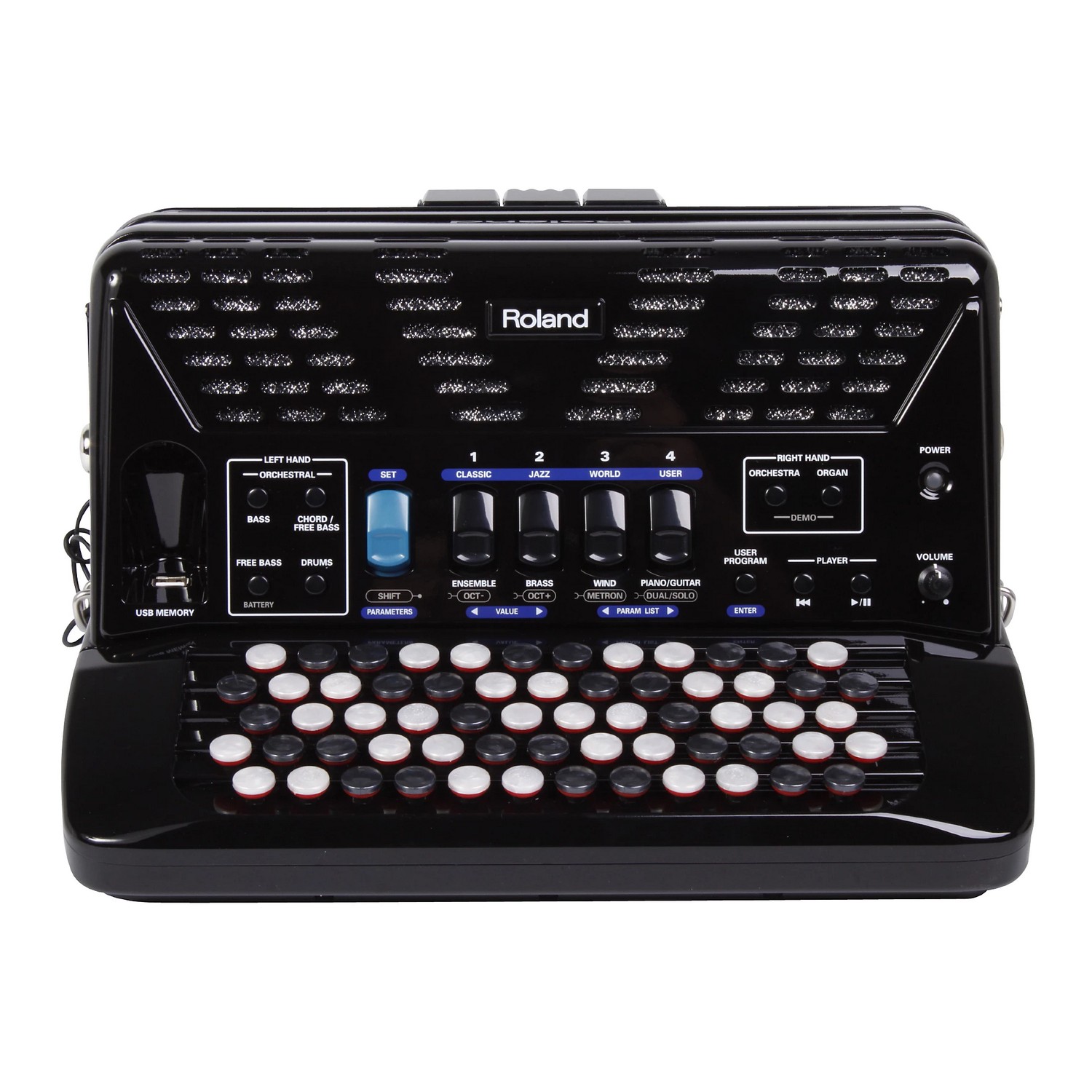 Цифровой баян Roland FR-1XB BK - 13